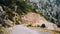 Mountain Road In Verdon Gorge In France.