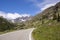 Mountain roads between Ceresole Reale and the Nivolet hill in Italy