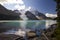 Mountain Robson and Berg lake - Jasper National Park, Rocky Mountains, Canada