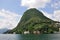 Mountain San Salvatore on Lugano lake, Switzerland