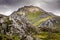 Mountain scene, Tryfan in Snowdonia North Wales