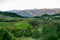 Mountain scenery peaks of the balkan