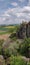 mountain Scharfenstein near kassel germany climbing rock