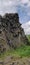 mountain Scharfenstein near kassel germany climbing rock