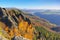 Mountain Schrammsteine in Saxon Switzerland in autumn