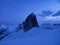 Mountain Segla, Senja islands, Norway. High mountains at the winter time. Winter landscape.