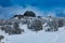 Mountain shelter Szrenica on top of the mountain