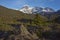 Mountain Sierra Velluda in Laguna de Laja National Park, Chile