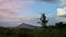 Mountain and Sky. Cloudscape and Clear Sky in October in Laos.