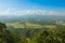 Mountain and sky views in the countryside