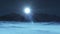 mountain snow moon light