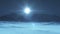 mountain snow moon light