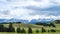 Mountain snow peaks of the Northern Range