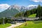Mountain station of Kreuzjochbahn cable car in Stubaital valley in Tirol, Austria