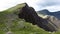 Mountain with steep slope, Snowdonia national park