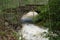 Mountain Stone Bridge and Steam in Goshen Pass