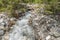 Mountain stream in the Natur park Riedingtal Zederhaus, Austria