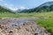 Mountain stream in the Nockberge mountains in Lungau, Austria