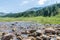 Mountain stream in the Nockberge mountains in Lungau, Austria