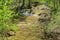 Mountain Stream With Travertine Steps