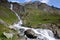 The mountain stream and waterfall Py, located above the hamlet Laisonnay d\\\'en Haut