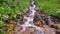 Mountain stream waterfalls