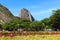 Mountain Sugarloaf with view of square General Tiburcio