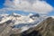 Mountain summit Grossvenediger and glacier, Hohe Tauern Alps, Austria