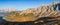 Mountain sunny evening peaceful view from Giau Pass