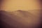 Mountain Sunrise color vintage