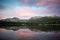 Mountain sunset at Wrights Lake