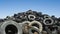 Mountain of tires