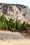 The mountain-top stadium of the Delphi sanctuary, Greece