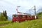 The mountain tram runs from Saint-Gervais-les-B to the Nid d\'Aigle station at the Bionnassay glacier.