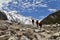 Mountain traveler At Himalayan Range