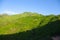 Mountain under the blue sky