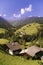 Mountain valley in austrian alps in summer