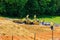 Mountain Valley Pipeline Workers Protecting from Rain Erosion with Hay Bales