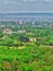 Mountain view of the Aurangabad city in Maharashtra India
