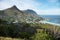 Mountain view and beach in Hout Bay