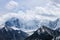 Mountain view `Beluga` the pass `Kara-Turek`