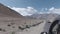 Mountain View from car. Left sideview view. Drive inLeh, Ladakh