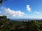 Mountain view of city of Honolulu from Diamond head to Manoa