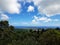 Mountain view of Diamond head and the city of Honolulu on Oahu o