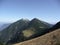 Mountain view Estergebirge mountains, Bavaria, Germany