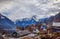 A mountain view from Himalayan mountains, Village Tosh himachal Pradesh