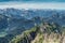 Mountain view from Mount Saentis, Switzerland