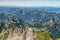 Mountain view from Mount Saentis, Switzerland