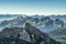 Mountain view from Mount Saentis, Switzerland