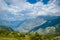 Mountain view to The Bay of Kotor and Perast